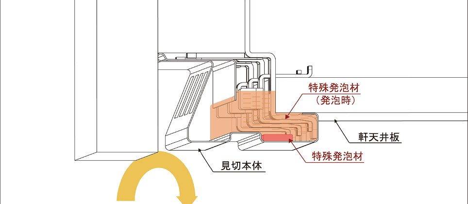 軒天出寸法の説明図